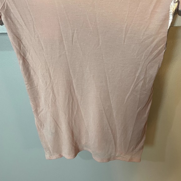 NWT Zadig & Voltaire Tino Foil Top in Blush Pink Size XS - Picture 13 of 13